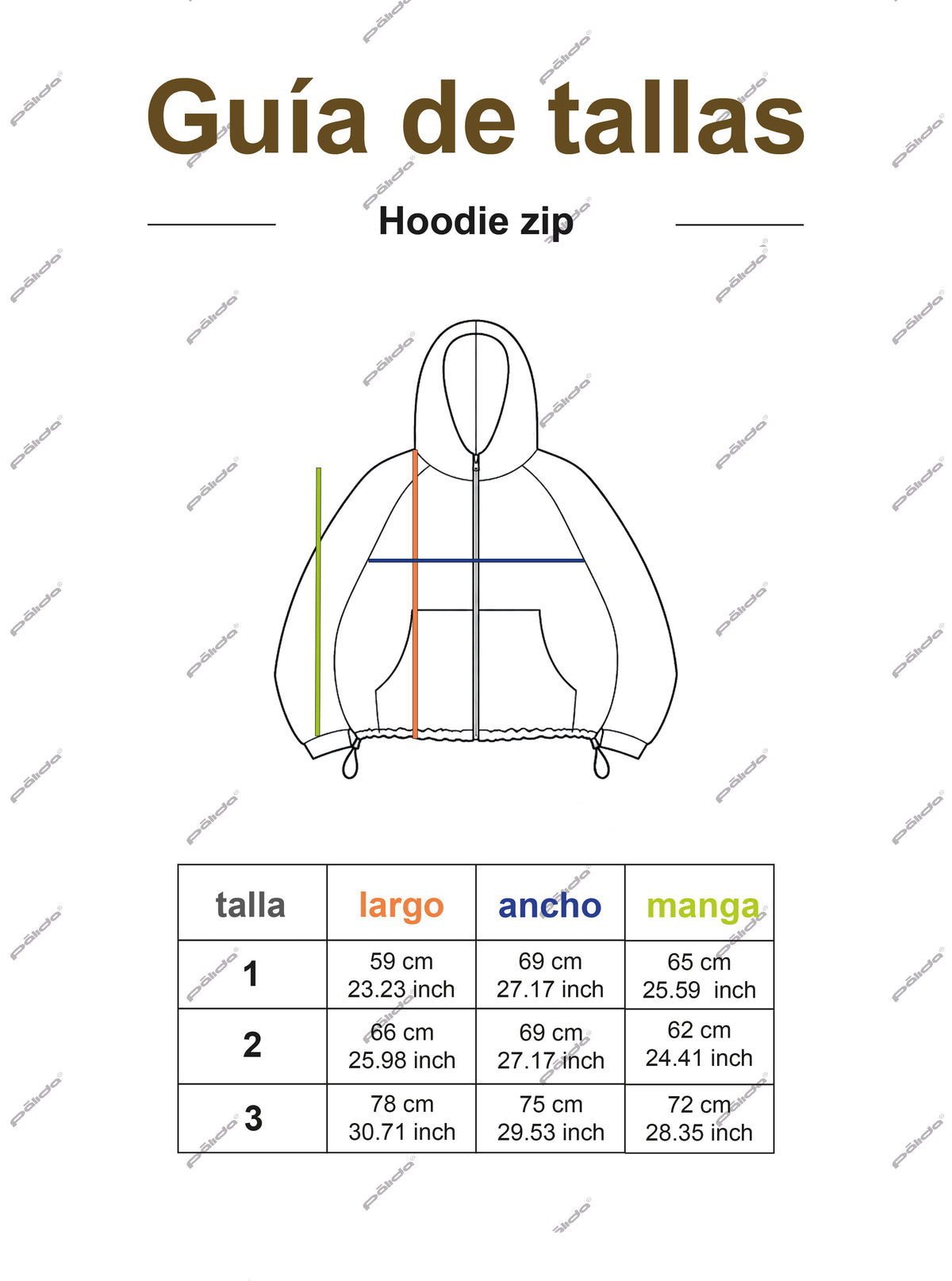 pālida® - FUERZā Hoodie OBSīDIANA SUN FADE™