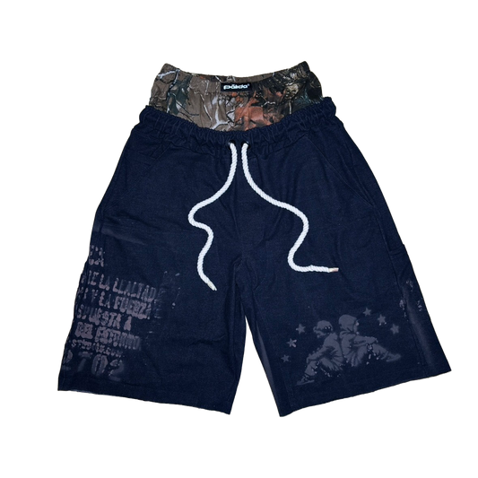 pālida® - FUERZā short_double_waist_BLUE NAVY™
