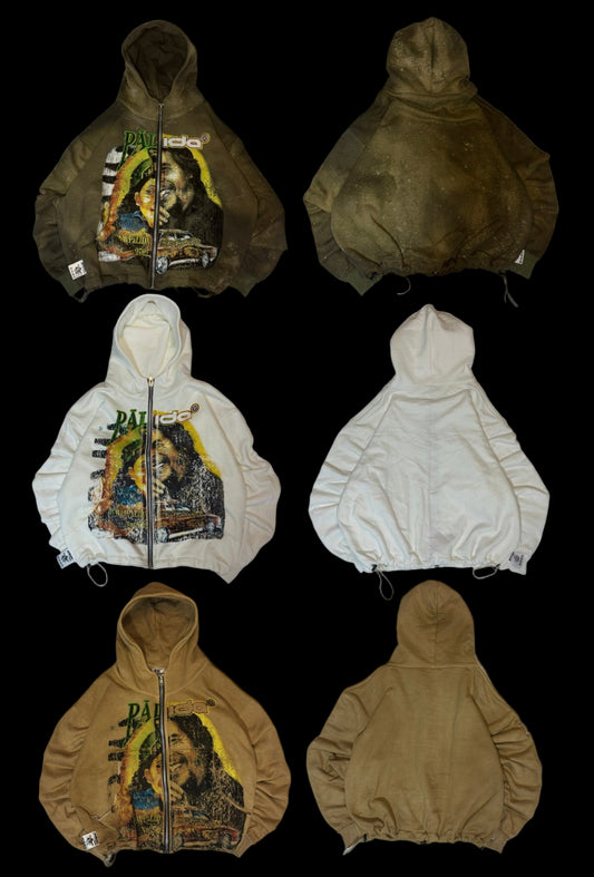pālida® - RĒVOLUSIōN-VINTAGE™ zip hoodie [oversize/boxy]