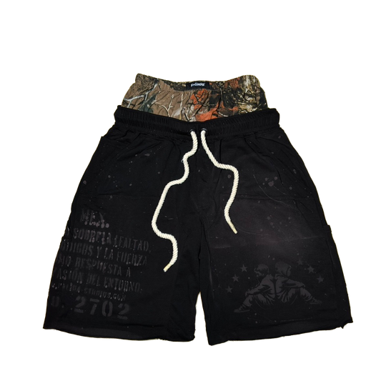 pālida® - FUERZā short_double_waist_BLACK™