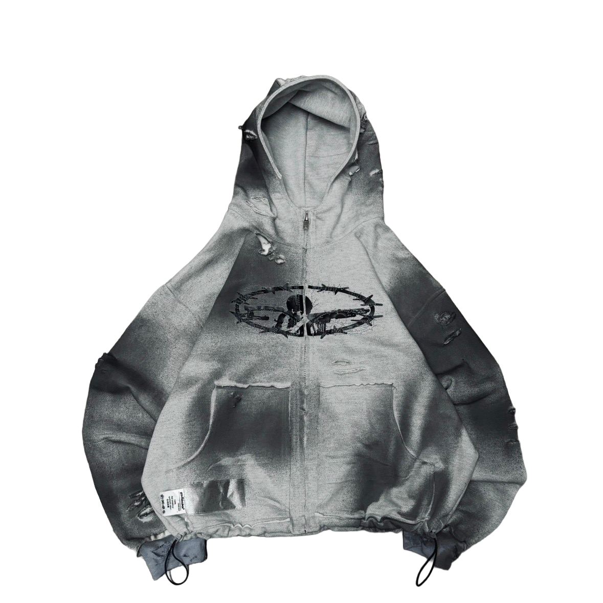 pālida® - FUERZā Hoodie_gris_carbón™