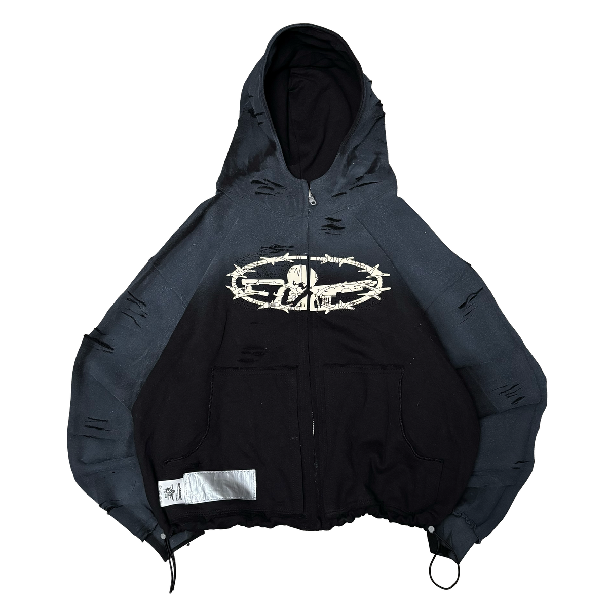 pālida® - FUERZā Hoodie  OBSīDIANA SUN FADE™