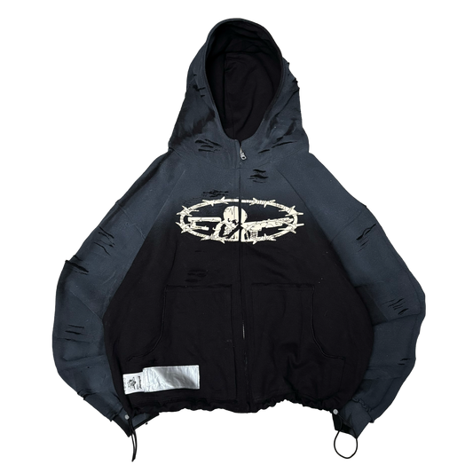 pālida® - FUERZā Hoodie  OBSīDIANA SUN FADE™