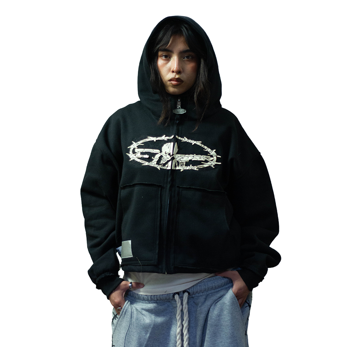 pālida® - FUERZā Hoodie  OBSīDIANA SUN FADE™