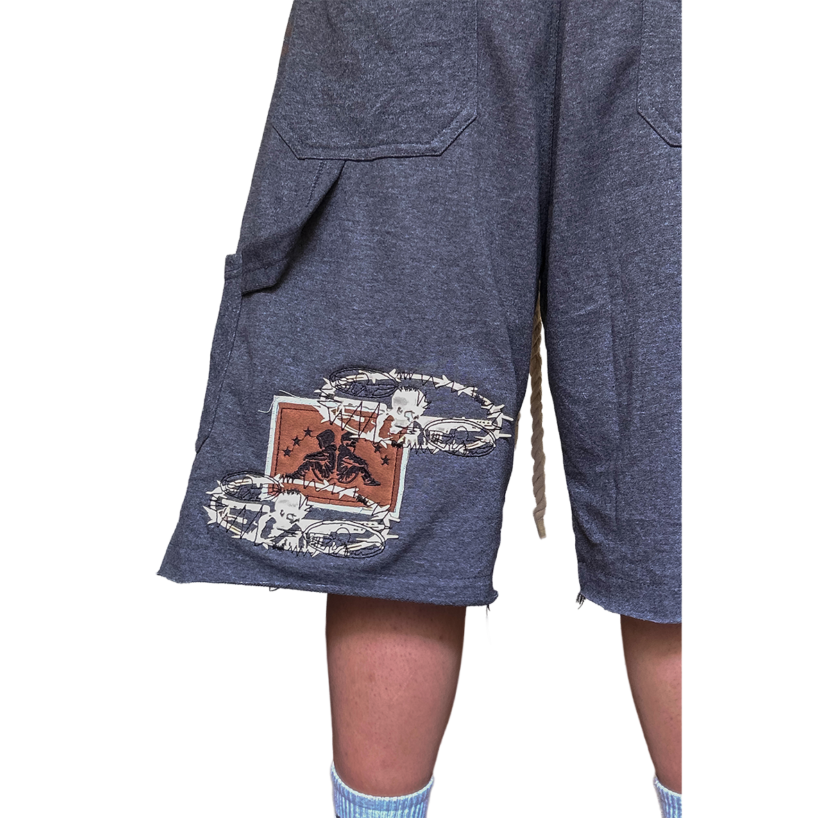 pālida® - FUERZā short_double_waist_GREY™