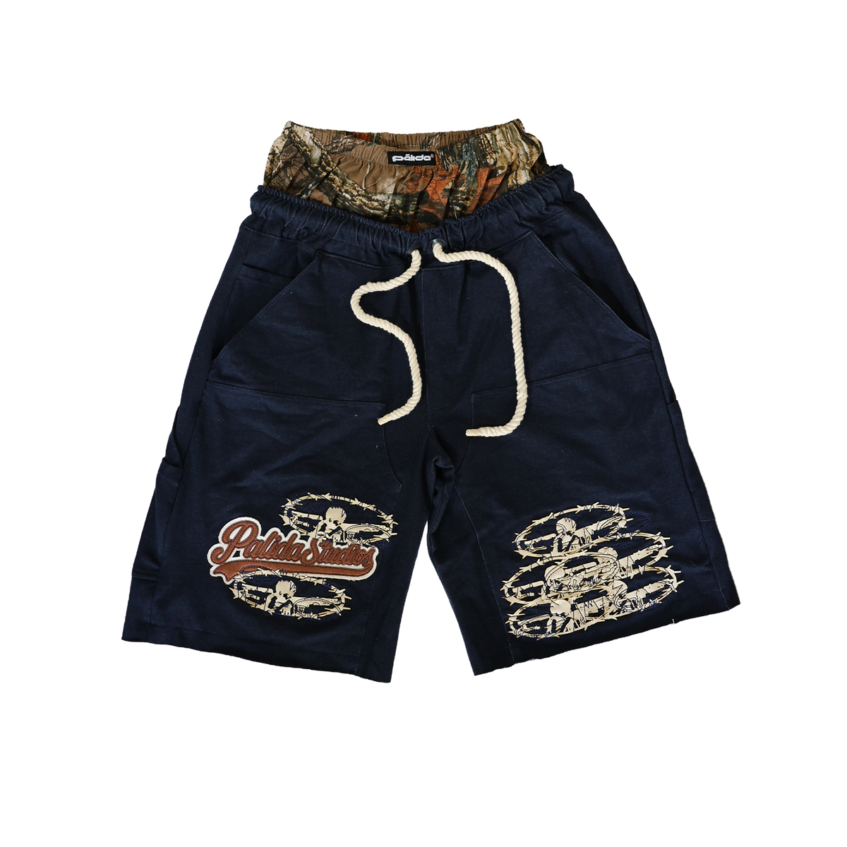 pālida® - FUERZā short_double_waist_BLUE NAVY™