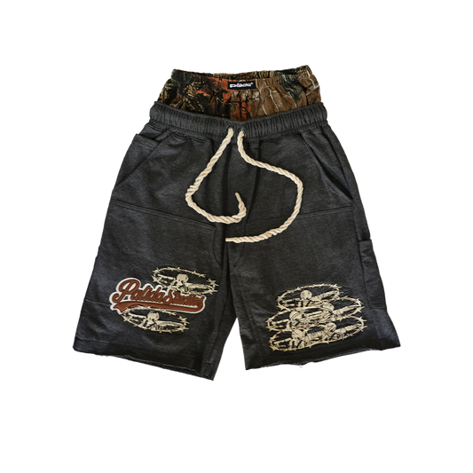 pālida® - FUERZā short_double_waist_GREY™